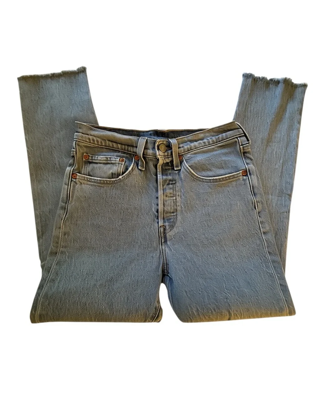 Levi's Women's Ankle Cropped Jeans in Light Blue